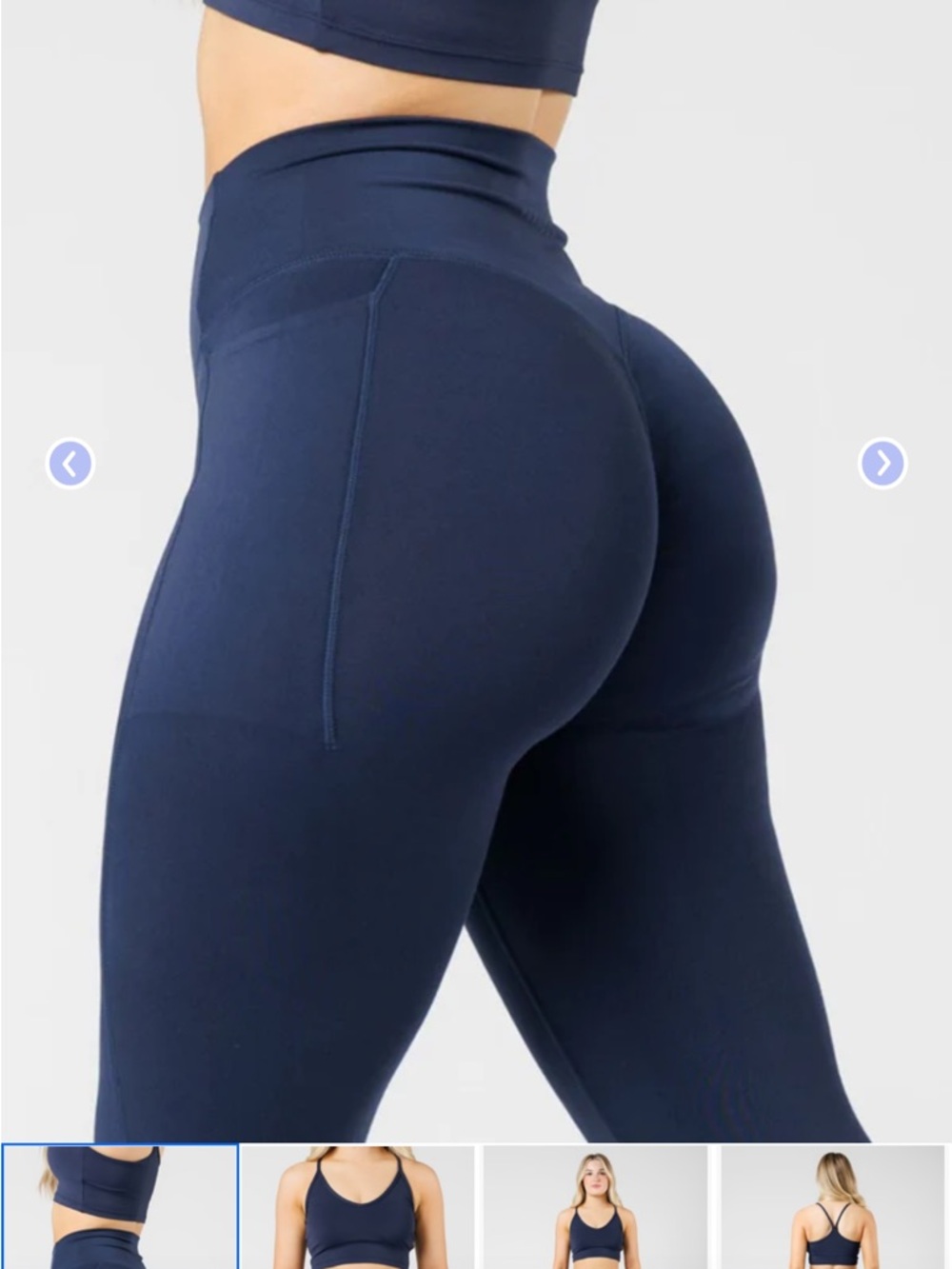 PARAGON Navy Athletic Leggings